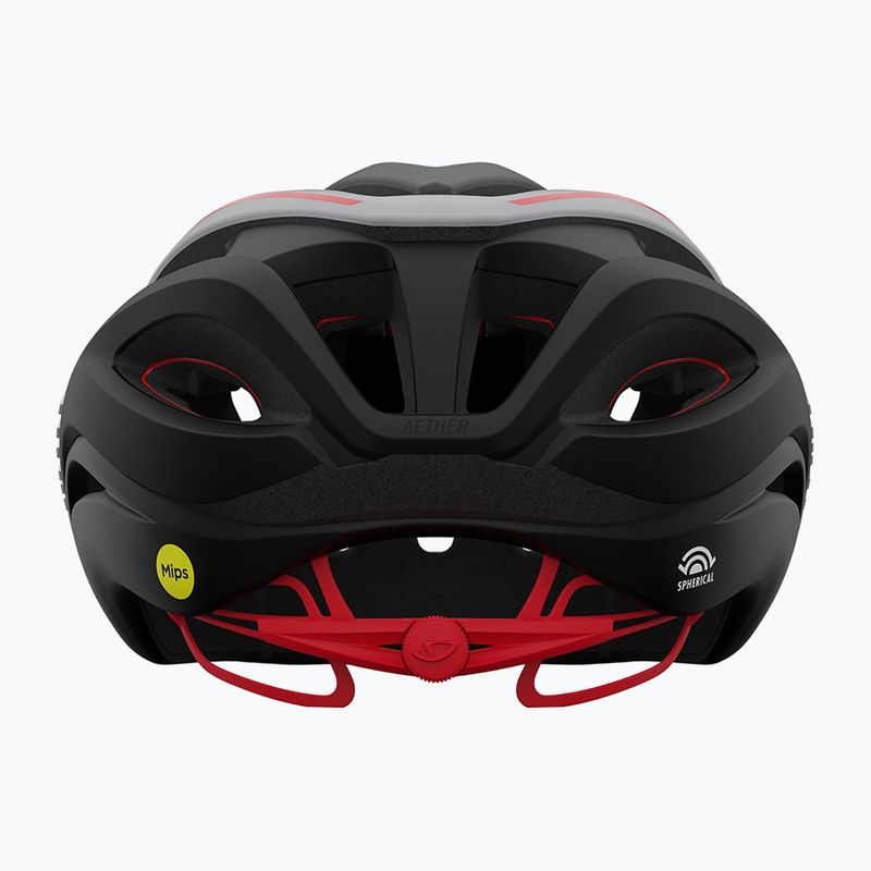 Kask rowerowy Giro Aether Spherical MIPS matte black/white/red 3