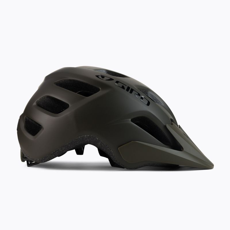 Kask rowerowy Giro Fixture matte trail green 3