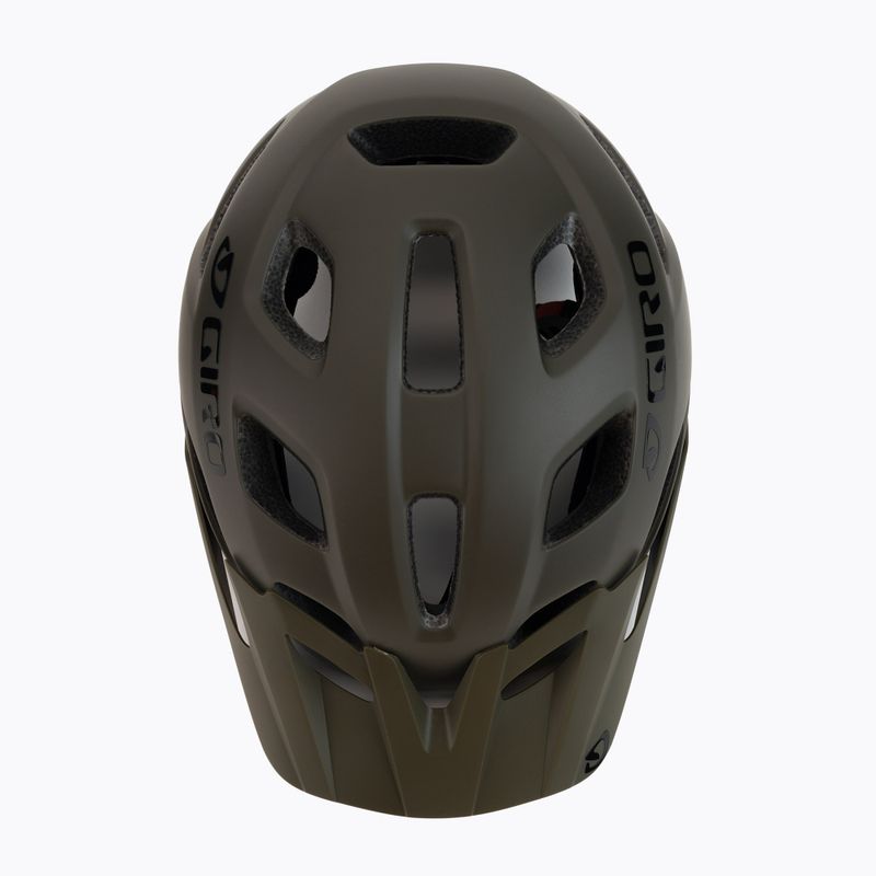 Kask rowerowy Giro Fixture matte trail green 6
