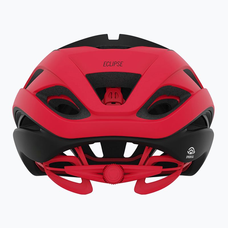 Kask rowerowy Giro Eclipse MIPS Spherical matte black/white/red 3