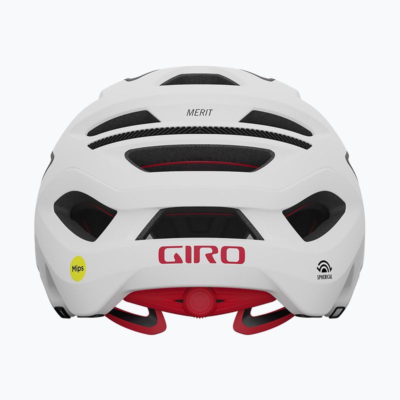 Kask rowerowy Giro Merit Spherical MIPS matte white/black 4
