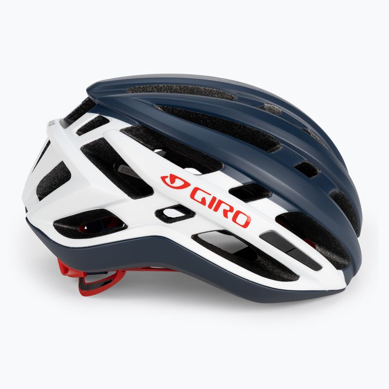 Kask rowerowy Giro Agilis matte midnight/white/red 3