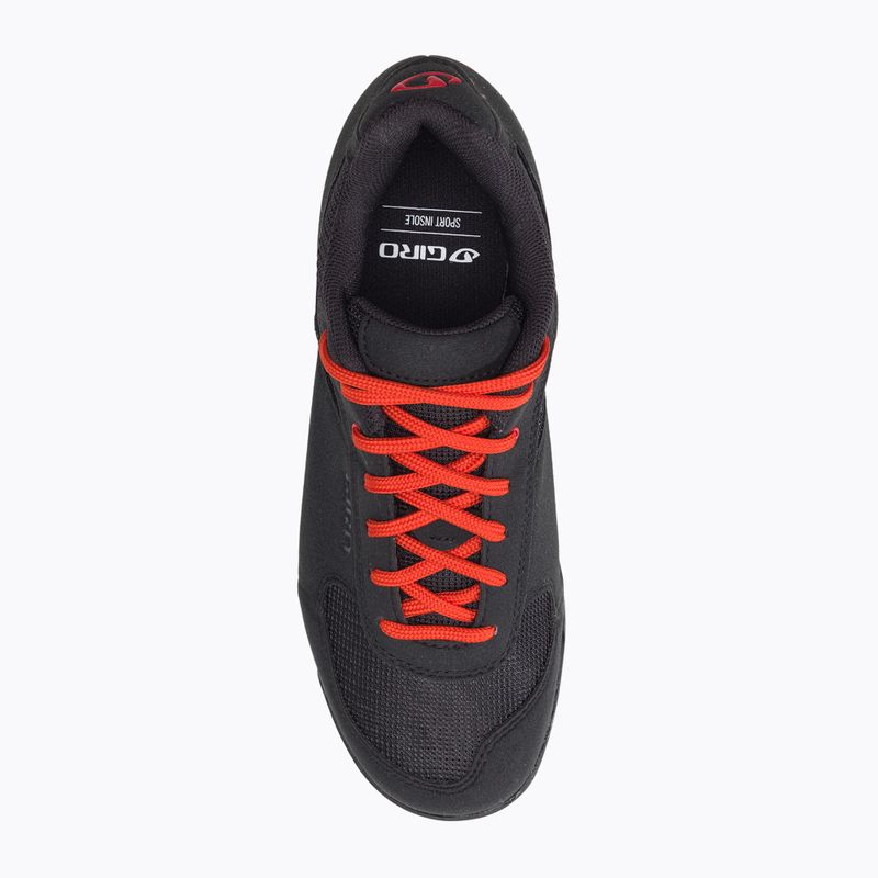 Buty rowerowe MTB męskie Giro Rumble VR black/glowing red 6