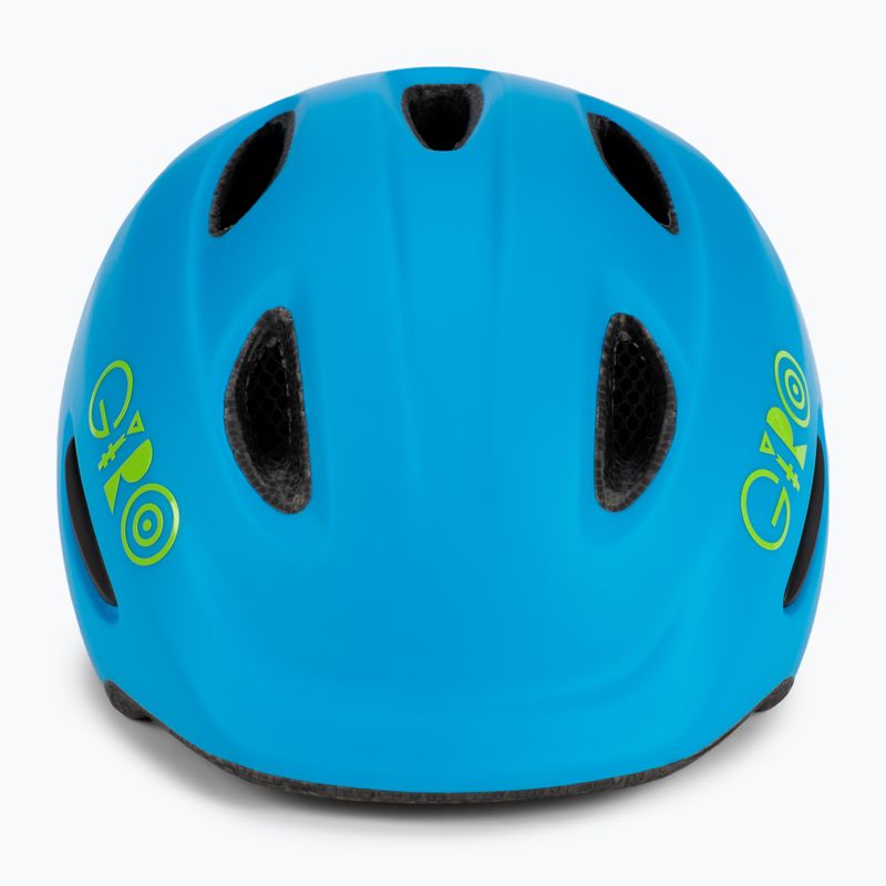 Kask rowerowy dziecięcy Giro Scamp Jr matte blue/lime 2