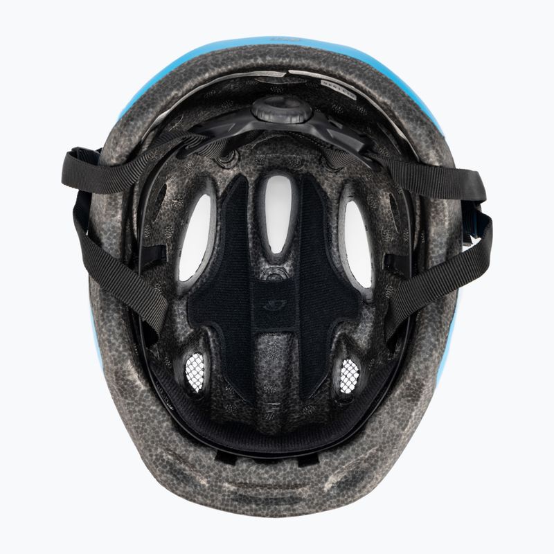 Kask rowerowy dziecięcy Giro Scamp Jr matte blue/lime 5