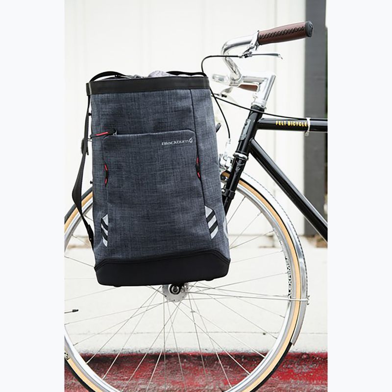 Torba rowerowa na bagażnik Blackburn Central Shopper's 23 l black 4