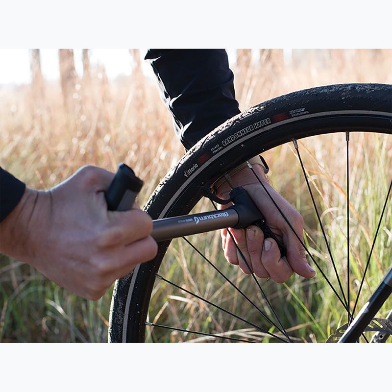 Pompka rowerowa Blackburn Airstick Anyvalve HV 160psi dark grey 3