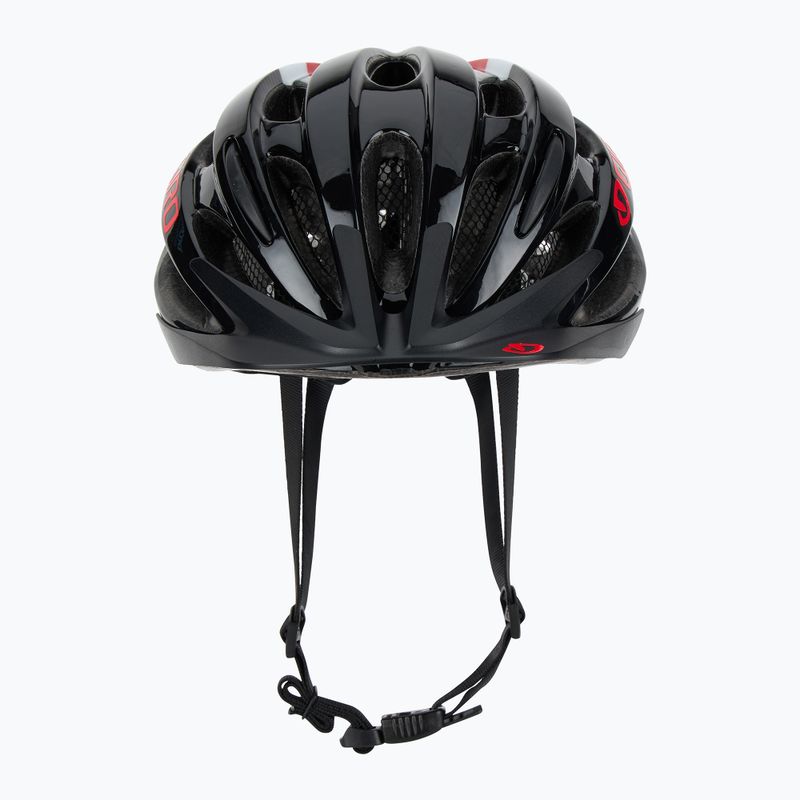 Kask rowerowy Giro Revel black bright red 2
