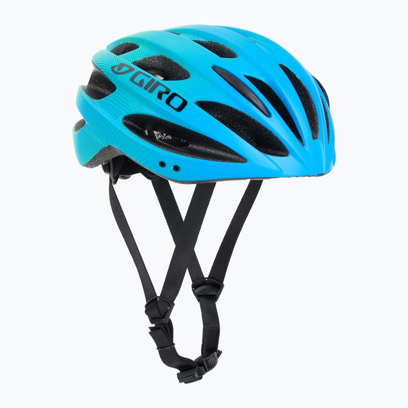 Kask rowerowy dziecięcy Giro Raze Jr matte blue/lime 2