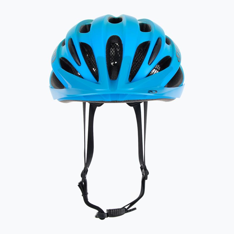 Kask rowerowy dziecięcy Giro Raze Jr matte blue/lime 3