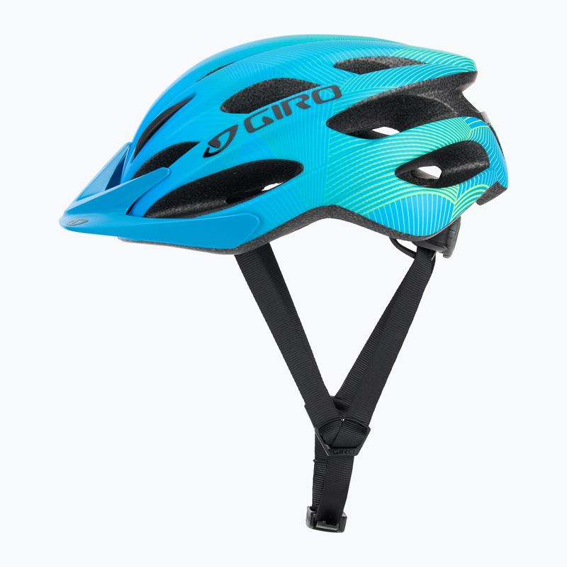 Kask rowerowy dziecięcy Giro Raze Jr matte blue/lime 5