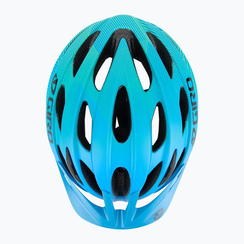 Kask rowerowy dziecięcy Giro Raze Jr matte blue/lime 6