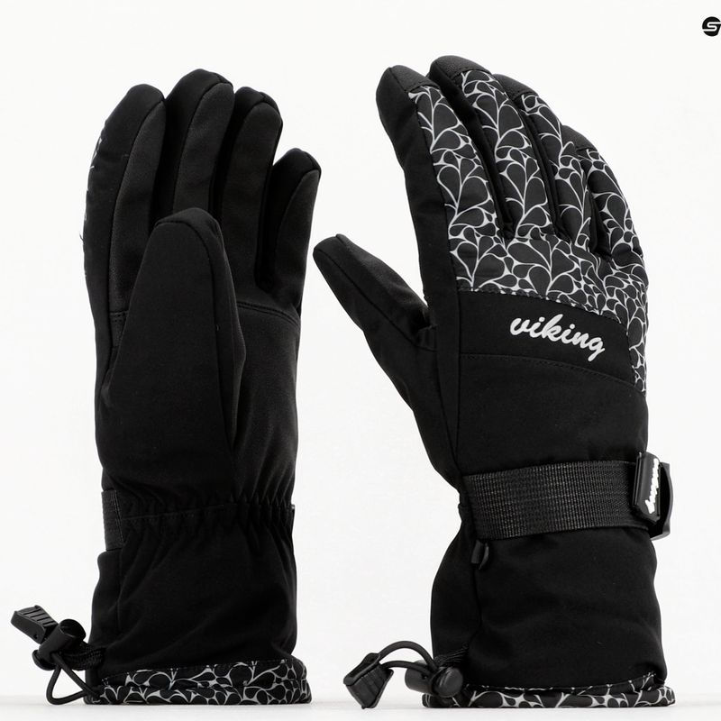 Rękawice narciarskie damskie Viking Tanuka Ski black 7