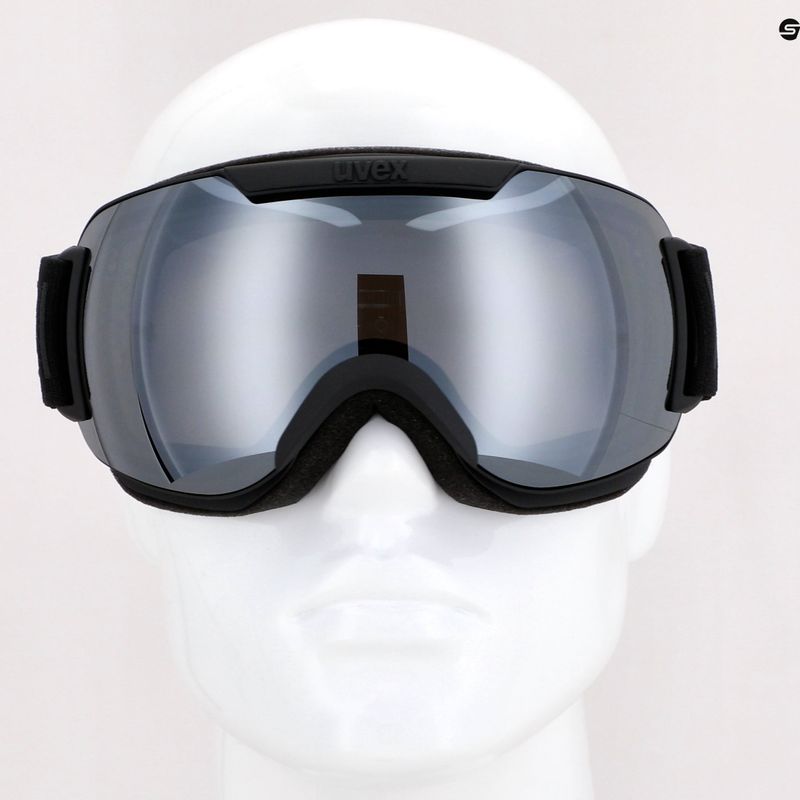 Gogle narciarskie UVEX Downhill 2000 FM black matt/mirror silver/clear 8