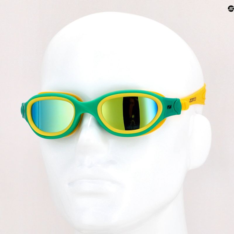 Okulary do pływania ZONE3 Venator-X green/yellow 7