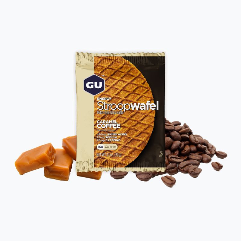 Wafel energetyczny GU Energy Stroopwaffle 32 g caramel coffee 2