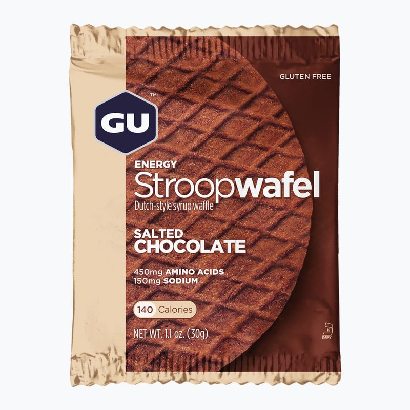 Wafel energetyczny GU Energy Stroopwaffle 32 g salted chocolate gluten free