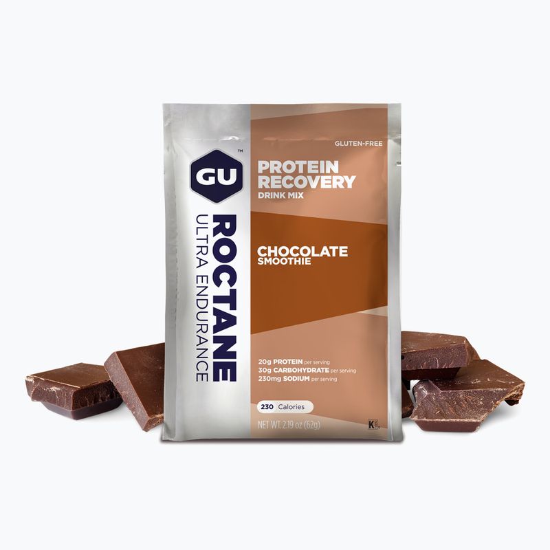 Napój regeneracyjny GU Roctane Recovery Drink Mix 62 g chocolate smoothie 2