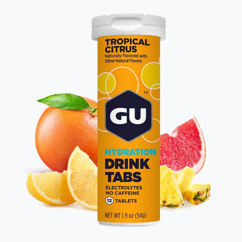 Napój izotoniczny GU Hydration Drink 12 tabletek tropical/citrus 2