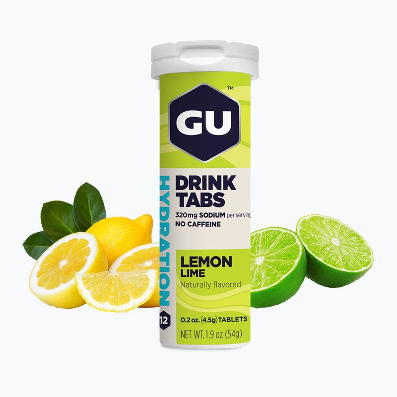 Napój izotoniczny GU Hydration Drink 12 tabs lemon/lime 2