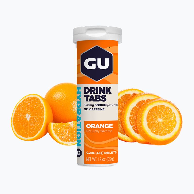 Napój izotoniczny GU Hydration Drink 12 tabletek orange 2