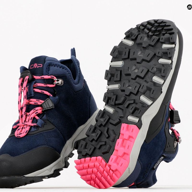Buty turstyczne dziecięce CMP Kishnar 2.0 Wp black/blue 12