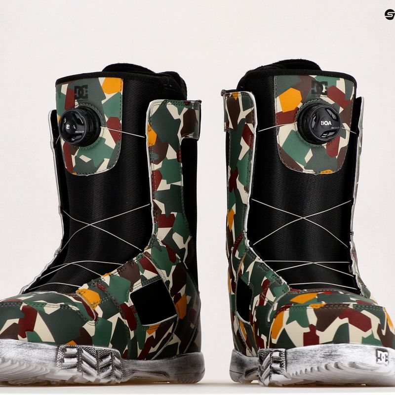 Buty snowboardowe męskie DC SW Phase Boa green/brown/black 9
