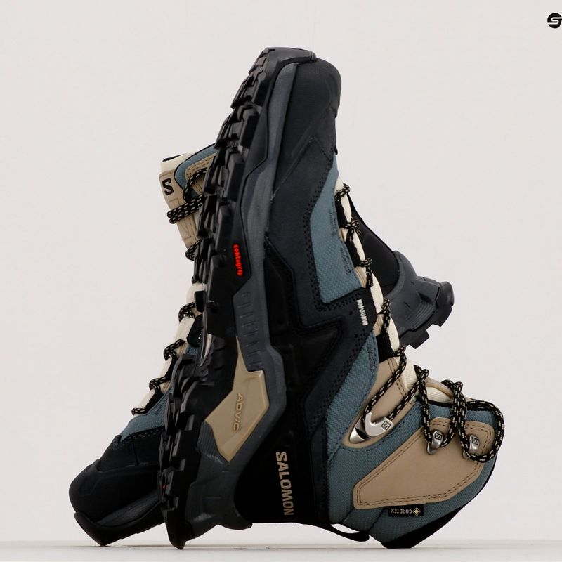 Buty trekkingowe damskie Salomon Quest Element GTX ebony/rainy day/stormy weather 12