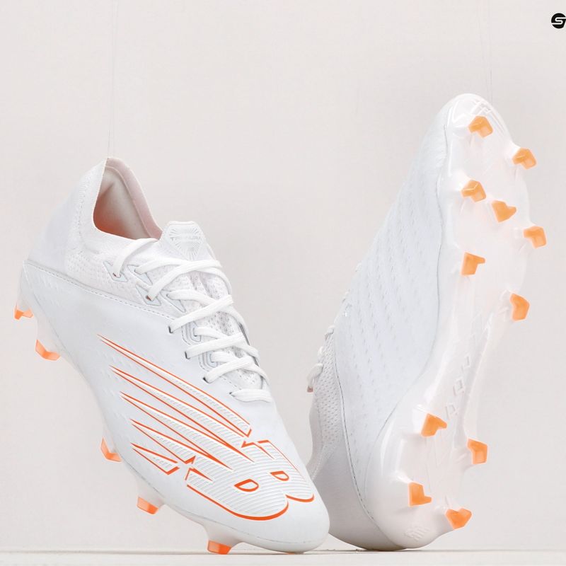 Buty piłkarskie męskie New Balance Furon V6+ Pro Leather FG white 10