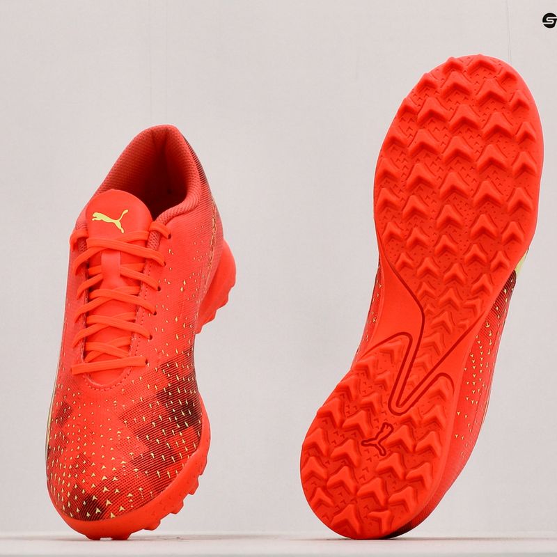 Buty piłkarskie męskie PUMA Ultra Play TT fiery coral/fizzy light/puma black 10