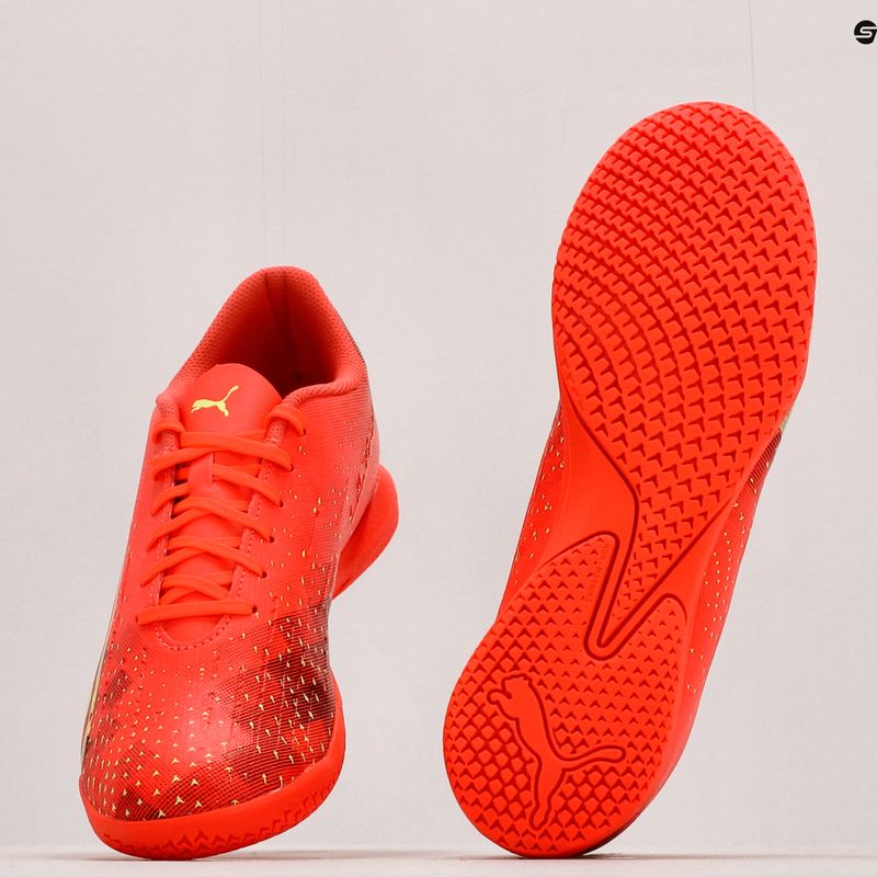 Buty piłkarskie męskie PUMA Ultra Play IT fiery coral/fizzy light/puma black 10