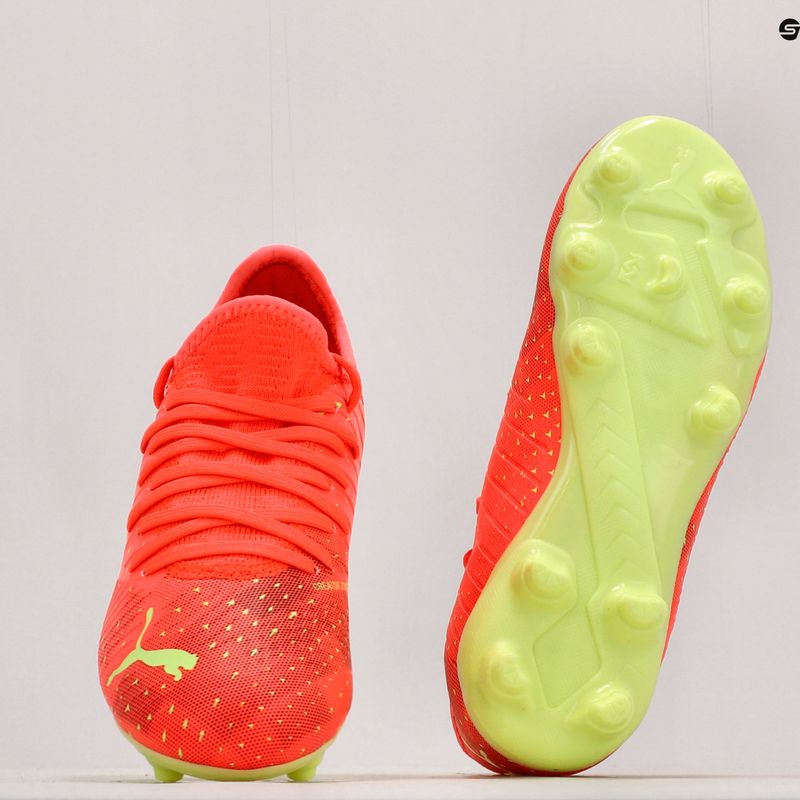 Buty piłkarskie dziecięce PUMA Future Z 4.4 FG/AG fiery coral/fizzy light/puma black/salmon 10