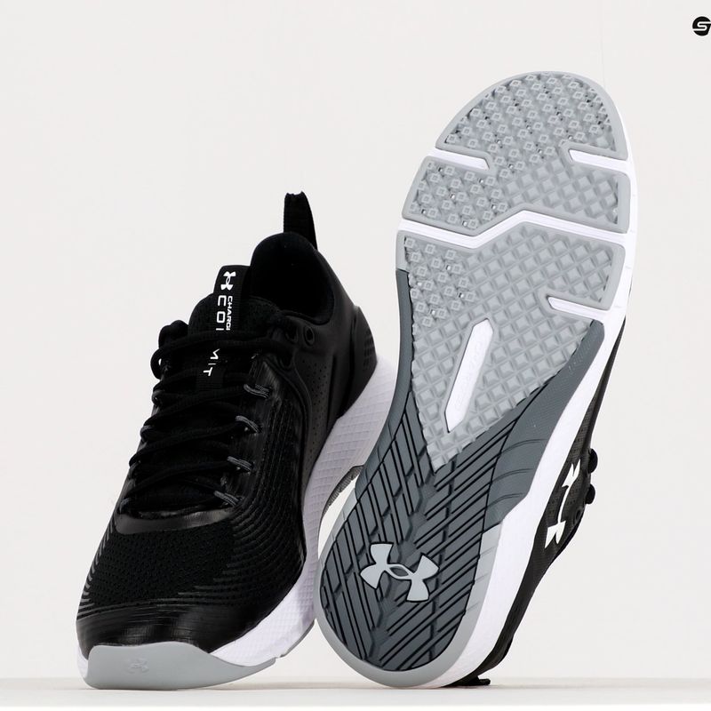 Buty treningowe męskie Under Armour Charged Commit Tr 3 black/white/white 12