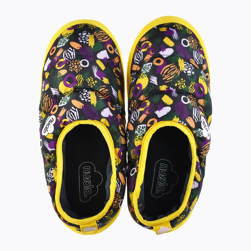 Kapcie zimowe dziecięce Nuvola Classic Printed guix yellow 12