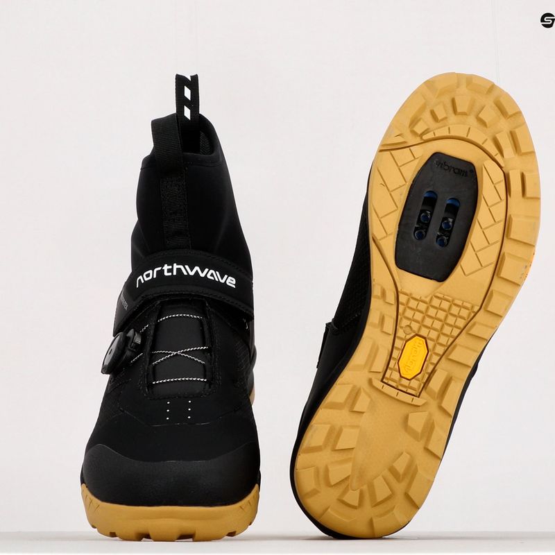 Buty rowerowe MTB męskie Northwave Kingrock Plus GTX black/honey 16