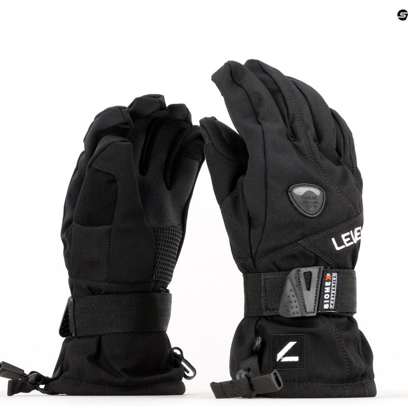 Rękawice snowboardowe dziecięce Level Fly 2022 black 8