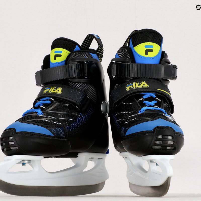 Łyżwy dziecięce FILA X-One blue/lime 10