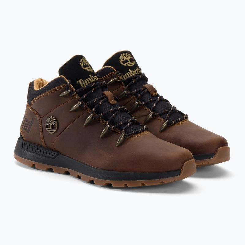 Buty męskie Timberland Sprint Trekker Mid md brn full grain 4