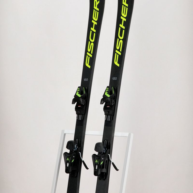 Narty zjazdowe dziecięce Fischer RC4 Race Jr Jrs + wiązania FJ7 CA Jrs black/yellow 13