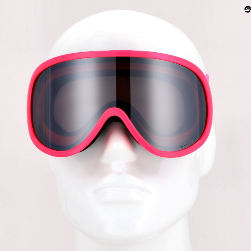 Gogle narciarskie dziecięce POC Pocito Retina Jr fluorescent pink/clarity pocito 11