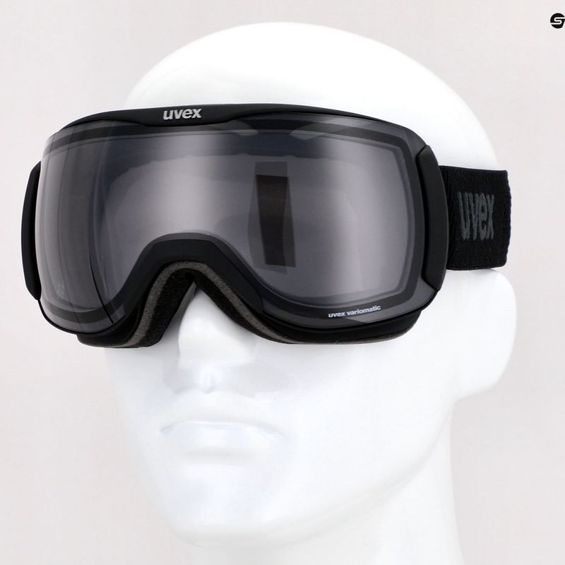Gogle narciarskie UVEX Downhill 2100 VPX black matt/variomatic polavision 11