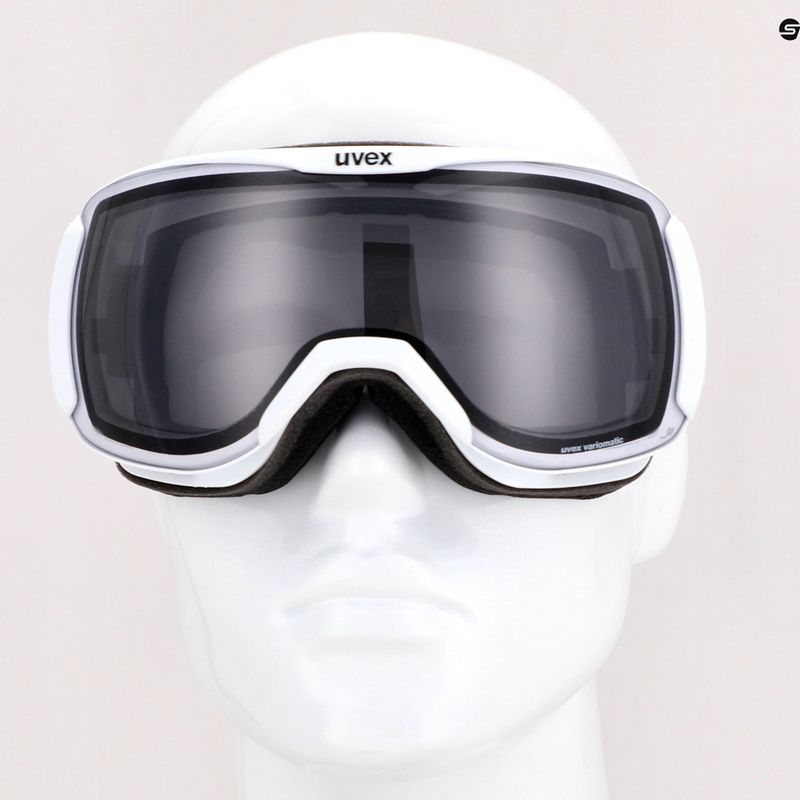 Gogle narciarskie UVEX Downhill 2100 VPX white/variomatic polavision 11