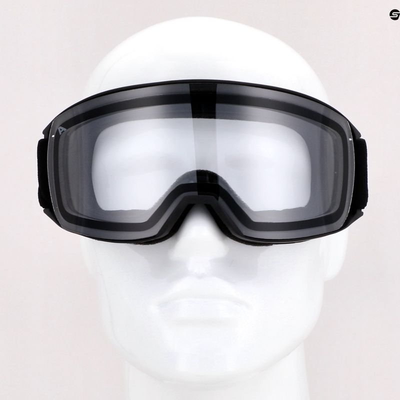 Gogle narciarskie Alpina Nakiska black matte/clear 10