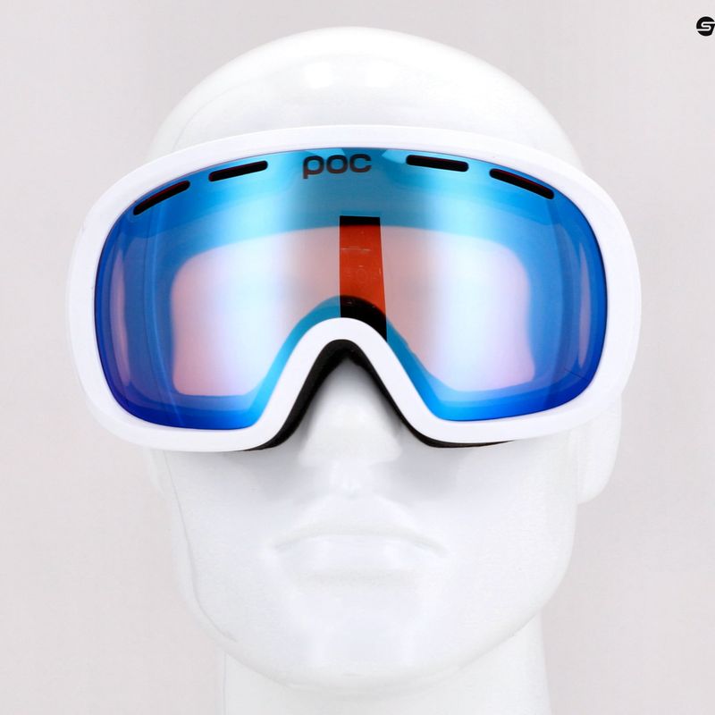 Gogle narciarskie POC Fovea Mid Clarity Photochromic hydrogen white/clarity photo light pink/sky blue 11
