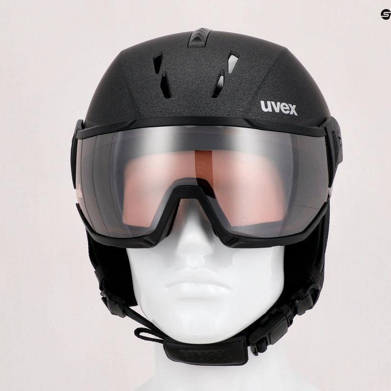 Kask narciarski UVEX Instinct Visor PRO V 2022 black 17