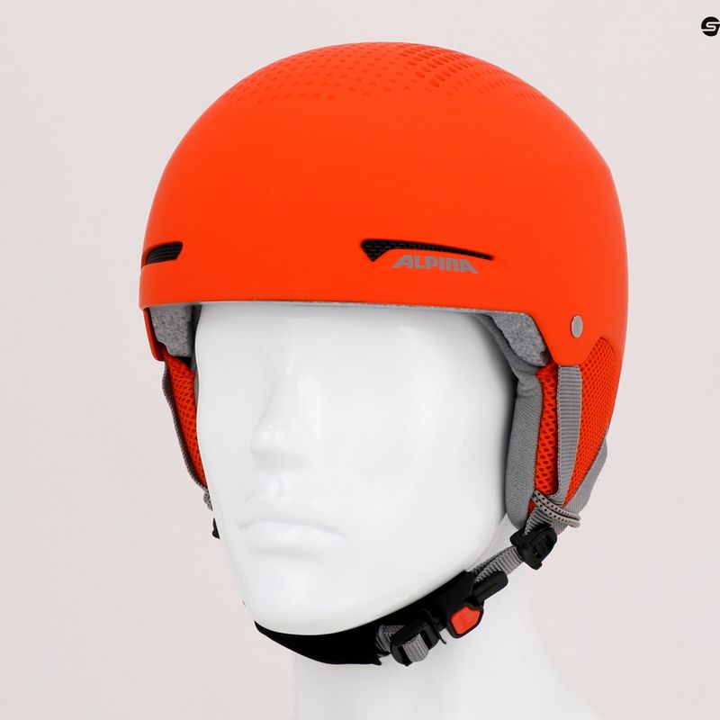 Kask narciarski dziecięcy Alpina Zupo pumpkin/orange matt 10