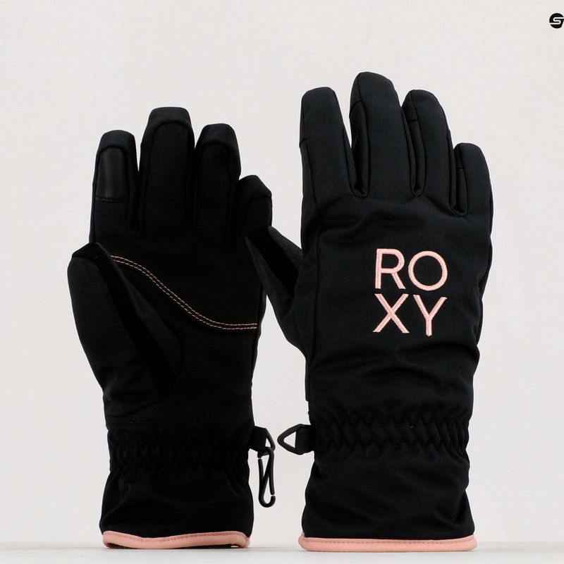 Rękawice snowboardowe dziecięce ROXY Freshfields true black 8