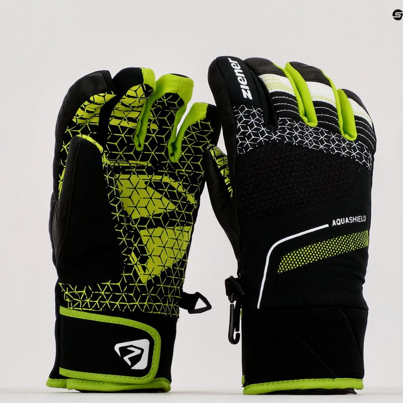 Rękawice narciarskie dziecięce Ziener Lonzalo AS czarne 801922 8