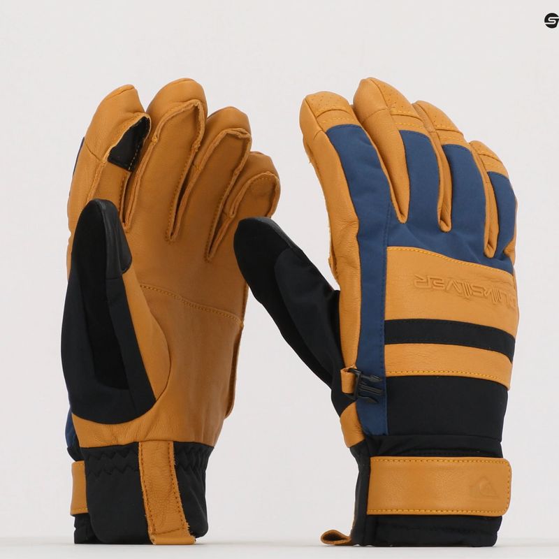 Rękawice snowboardowe Quiksilver Squad buckthorn brown 8