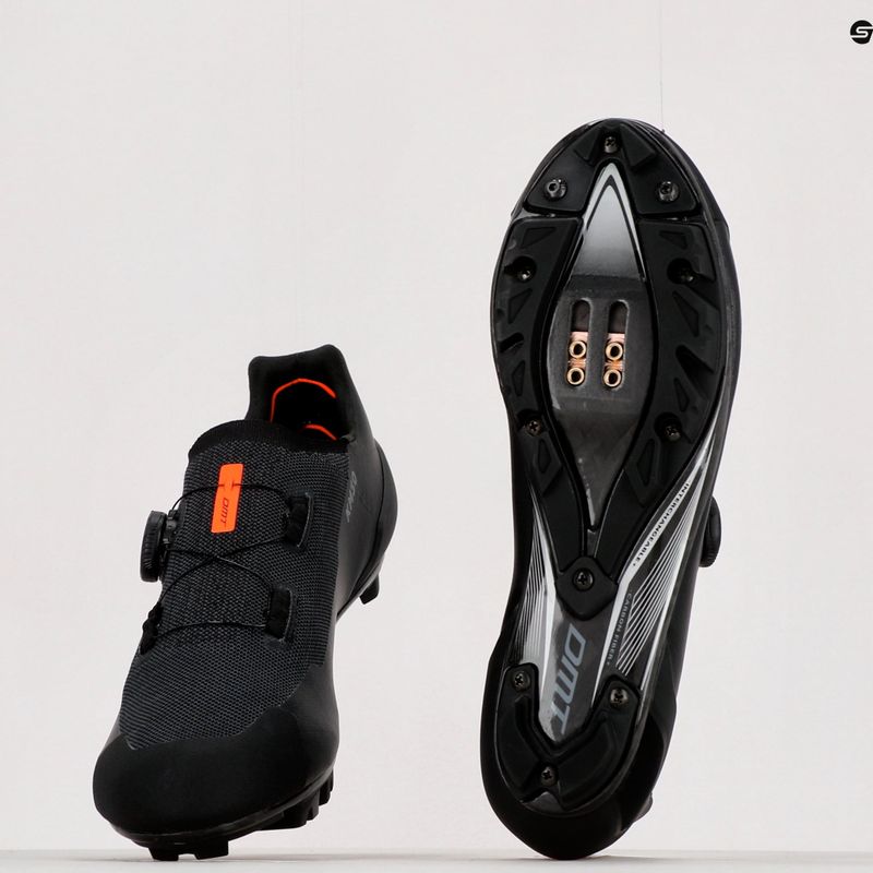 Buty rowerowe MTB męskie DMT KM30 black/black 16